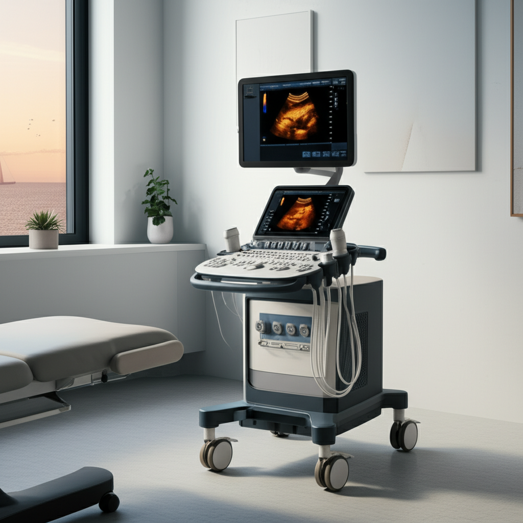 Equipamento de ecocardiograma
